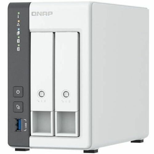 QNAP TS-216G 2 x Total de compartimentos Sistema de armazenamento SAN/NAS - 4 GB Flash Memory Capacity Cortex A55 Quad-cor