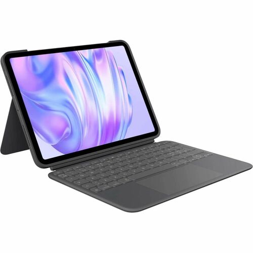Logitech Combo Touch Tastatur/Cover für 27,9 cm (11 Zoll) Apple iPad Pro 11 (2024) iPad Pro - Niederländisch Tastatur - Gr