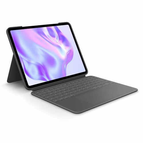 Logitech Combo Touch Keyboard/Cover Case for 27.9 cm (11") Apple iPad Pro 11 (2024) Tablet - Graphite - Scuff Resistant, S