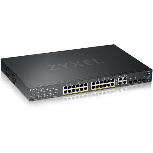 ZYXEL GS2220 GS2220-28 24 Ports Manageable Ethernet Switch - Gigabit Ethernet - 10/100/1000Base-T, 1000Base-X - 4 Layer Su