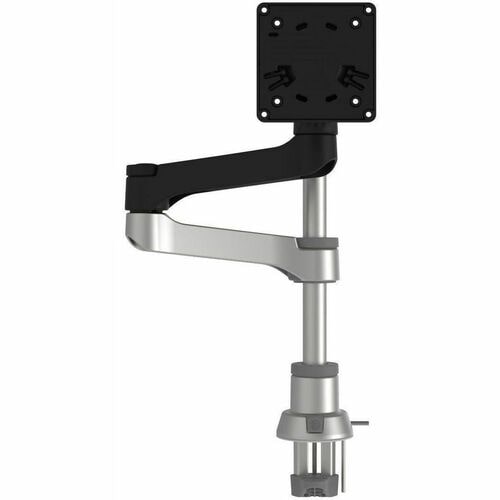 R-Go Zepher 4 Mounting Arm for Monitor - Black, Silver - Height Adjustable - 1 Display(s) Supported - 43.2 cm to 81.3 cm (