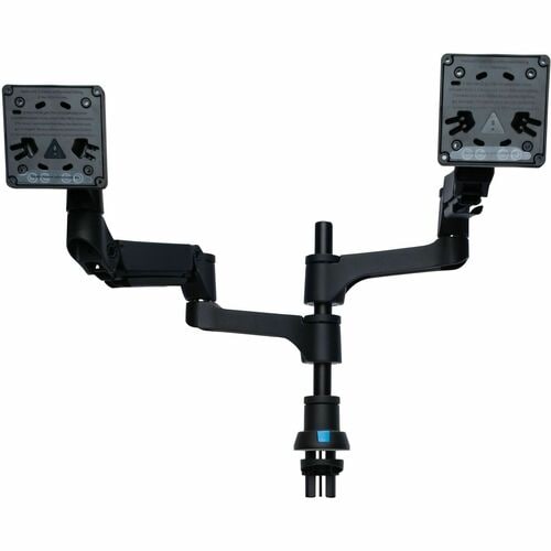 R-Go Caparo 4 Mounting Arm for Monitor - Black - Height Adjustable - 2 Display(s) Supported - 43.2 cm to 81.3 cm (32") Scr