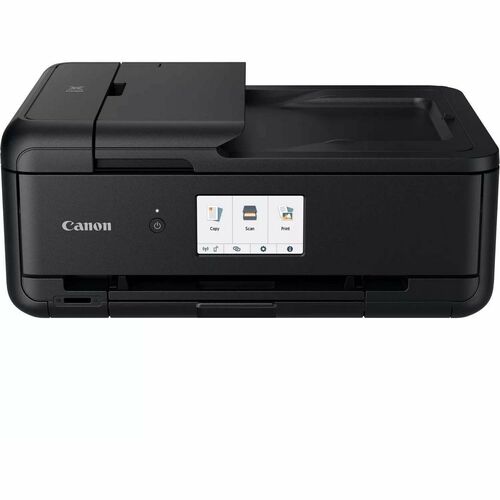 Canon PIXMA TS9550A Wired & Wireless Inkjet Multifunction Printer - Colour - Black - Copier/Printer/Scanner - 4800 x 1200 
