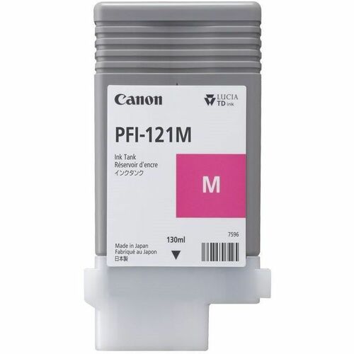 Canon LUCIA TD PFI-121M Original Inkjet Ink Cartridge - Magenta - 1 Pack - 130 mL