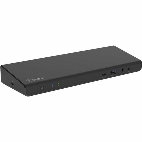 Belkin Connect C型 USB 扩展插口 用于 键盘, 显示器, 笔记本电脑, 鼠标 - 充电功能 - 150 W - 黑 - 3 支持的显示器 - 4K, 4K @ 60Hz, 4K UHD - 3840 x 2160 - 7 x