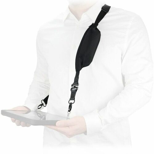Bandoulière MOBILIS Réglable - Boucle avec - 25 mm Largeur Longueur - Noir