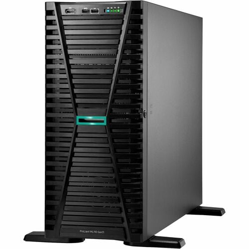 HPE ProLiant ML110 G11 4.5U Tower Server - 1 Xeon Silver 4510 2.40 GHz - 64 GB RAM - 960 GB SSD - (2 x 480GB) SSD Configur