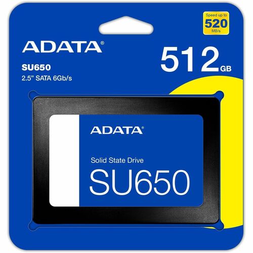 Adata Ultimate SU650 - 2.5" Interno - 512GB - SATA (SATA/600) - Computadora de escritorio Dispositivo compatible - 280TB T