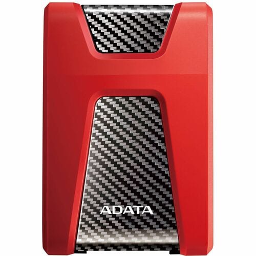 Disco Duro Pórtatil Adata DashDrive Durable HD650 AHD650-1TU31-CRD - 2.5" Externo - 1TB - Rojo - Consola de juegos Disposi