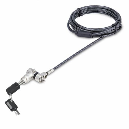 StarTech.com 25-Pack Universal Laptop Lock 6.6ft, Keyed Alike Locking Cable, Security Cable, Compatible w/Noble Wedge®/Nan