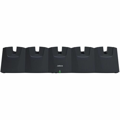 Jabra Wired Cradle for Headset - 5 Slot - Charging Capability - Synchronizing Capability - USB - Black