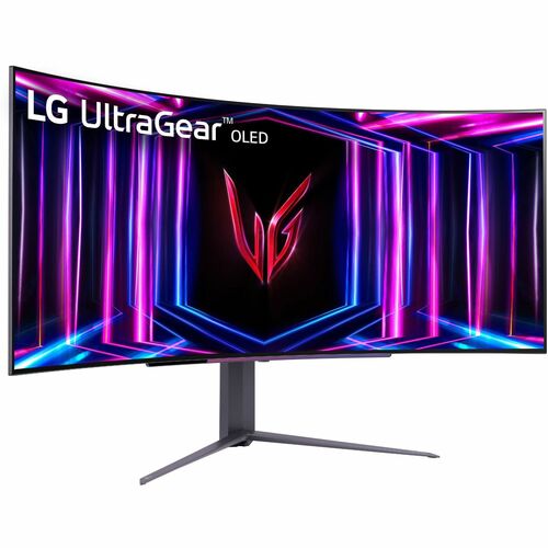 LG UltraGear 45GS96QB-B 45" Class UW-QHD Curved Screen Gaming OLED Monitor - 21:9 - 44.5" Viewable - OLED - 3440 x 1440 - 
