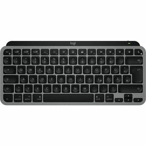Logitech MX Keys Mini for Mac Keyboard - Compact - Wireless Connectivity - USB Interface - German - QWERTZ Layout - Space 