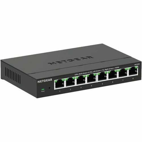 Netgear 8-Port 2.5G Multi-Gigabit Ethernet Unmanaged Switch - 8 Ports - 2.5 Gigabit Ethernet - 2.5GBase-T - 7.98 W Power C