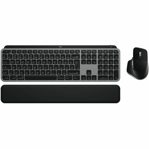 Logitech MX Keys S Combo Keyboard & Mouse - AZERTY - French - USB Membrane/Scissor Wireless Bluetooth Keyboard - Keyboard/