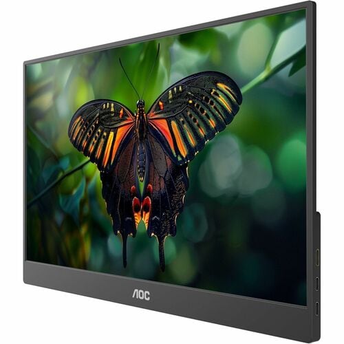 AOC 16T10 16" (406.40 mm) Class Full HD LCD Monitor - 16:9 - Black - 15.6" (396.24 mm) Viewable - In-plane Switching (IPS)