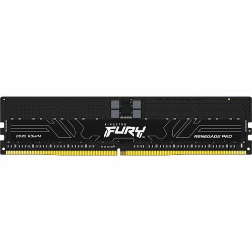 Kingston 128GB (8 x 16GB) DDR5 5600MT/s CL28 FURY Renegade Pro RDIMM Black EXPO - For Motherboard - 128 GB (8 x 16GB) - DD
