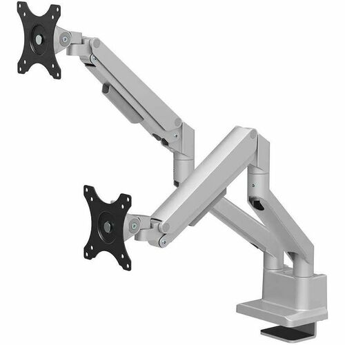 Neomounts NEXT Slim Mounting Arm for Display Screen, Flat Panel Display, Curved Screen Display, Monitor - Silver - Height 