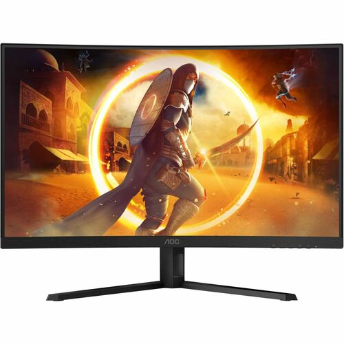 AOC CQ32G4VE 32" Class WQHD Curved Screen Gaming LED Monitor - 16:9 - 80 cm (31.5") Viewable - Vertical Alignment (VA) - L