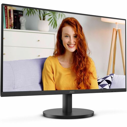 AOC U27B3A 27" Class 4K UHD LED Monitor - 16:9 - Matte Black - 68.6 cm (27") Viewable - In-plane Switching (IPS) Technolog