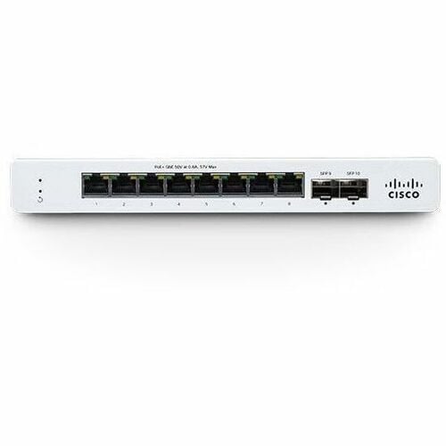 Meraki MS MS130-8P-I-HW 8 Ports Manageable Ethernet Switch - Gigabit Ethernet - 10/100/1000Base-T, 1000Base-X - White - 2 