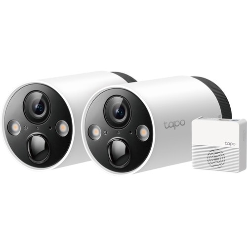 Tapo Smart Wire-Free Security Camera System, 2-Camera System - Camera, Base Station - 2560 x 1440 Camera Resolution - 2K R