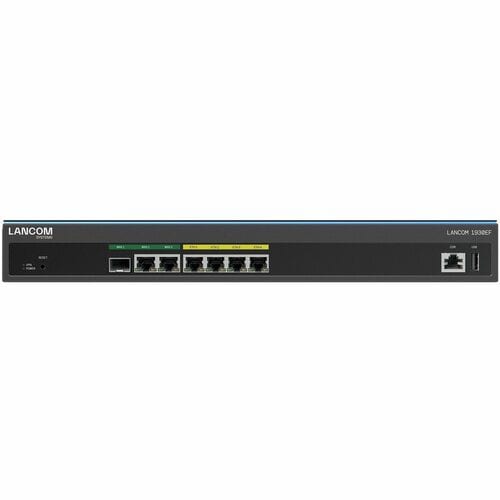Lancom 1930EF Router - 6 Anschlüsse - 4 RJ-45 Port(s) - 2 WAN Port(s) - Management-Port - 1 SFP (Mini-GBIC) Steckplätze - 