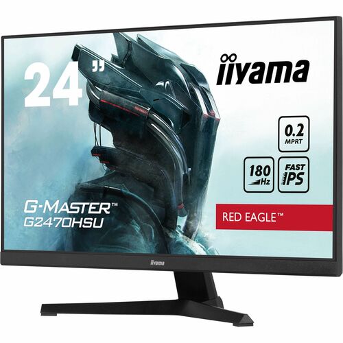 iiyama G-MASTER Red Eagle G2470HSU-B6 24 Zoll Class Full HD LED-Monitor - 16:9 Format - Mattschwarz - 60,5 cm (23,8 Zoll) 