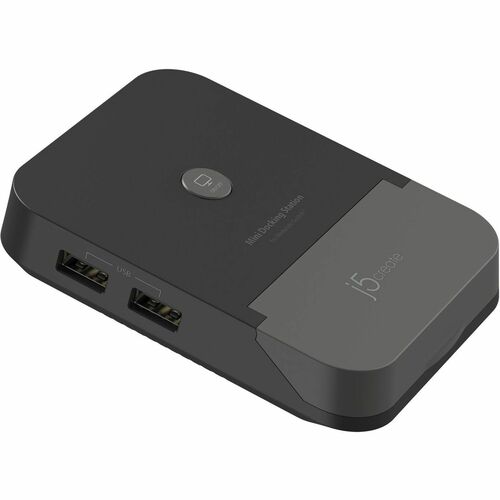 j5create Mini JCD620 USB Type C Docking Station for Gaming Console, Monitor, Keyboard, Smartphone, TV - Charging Capabilit