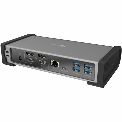 j5create JTD568 Thunderbolt™ 4 Quad Display Docking Station-UK, Black. Connectivity technology: Wired, Host interface: Thu