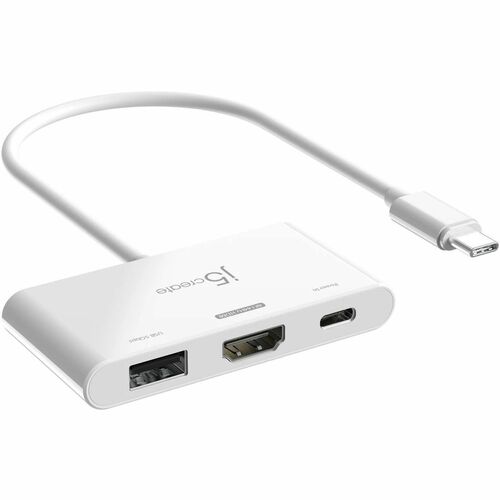 j5create JCA399 USB Tipo C Estação de ancoragem para Notebook, PC Tablet, Smartphone, Consola de jogos, Rato, Teclado, Web
