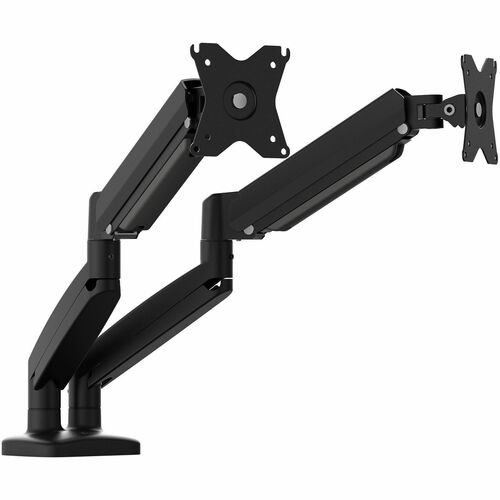 j5create JTSA102 Mounting Arm for Monitor - Black - Landscape/Portrait - Height Adjustable - 2 Display(s) Supported - 43.2