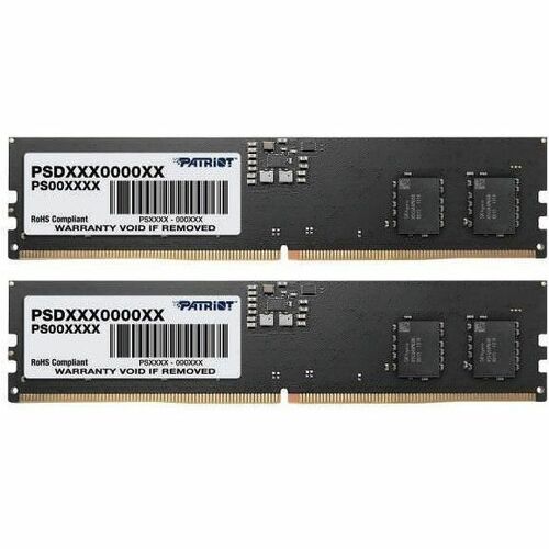 Patriot Memory Signature Line 64GB (2 x 32GB) DDR5 SDRAM Memory Kit - 64 GB (2 x 32GB) - DDR5-5600/PC5-44800 DDR5 SDRAM - 