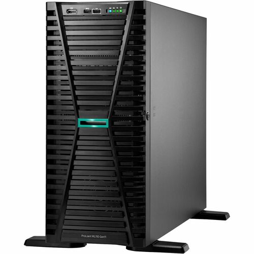 HPE ProLiant ML110 Gen11 Intel Xeon-S 4510 12-Core (2.40GHz 30MB) 64GB (2 x 32GB) PC5-5600B RDIMM 2 x 480GB SSD 8 x Hot Pl
