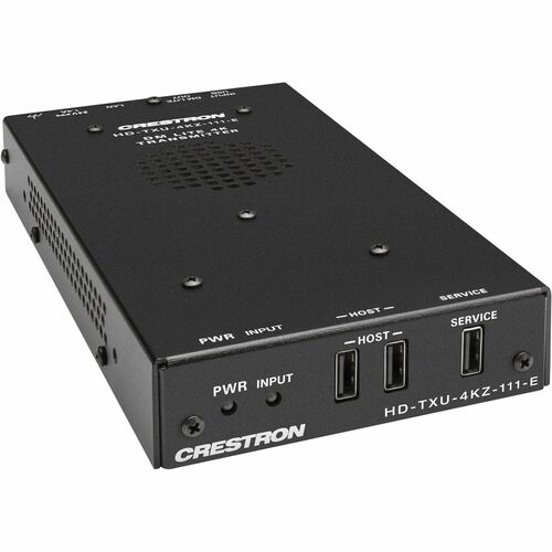 Crestron DM Lite HD-TXU-4KZ-111-E Video Extender Transmitter - Wired - 70.10 m Range - 2 x Network (RJ-45) - 4 x USB - Dis