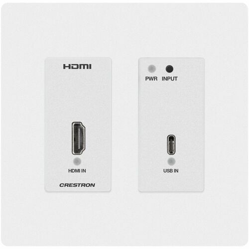 Crestron DM Lite HD-TX-4KZ-211-2G-W Video Extender Transmitter - Wired - 70.10 m Range - 1 x USB - 1 x HDMI In - DisplayPo