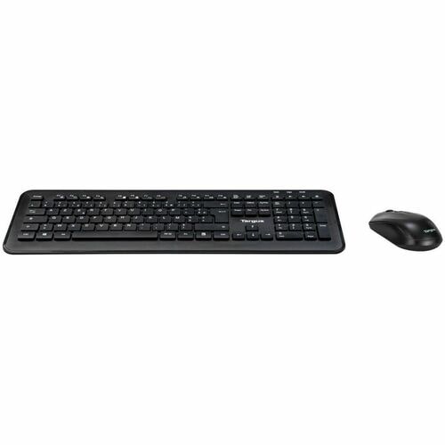 Clavier et souris Targus AKM610FR - AZERTY - Français - USB Sans fil RF 2,40 GHz Clavier - Couleur du clavier/pavé tactile