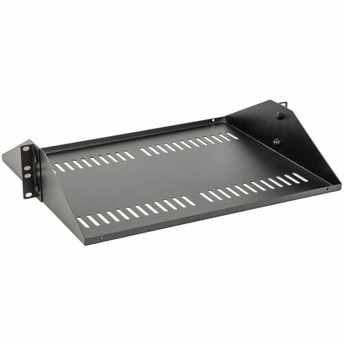 Rocstor 2U Server Cantilever Deep Center Rack Shelf - 2 Post - Center Mount - Solid - For Rack, A/V Equipment, Equipment, 