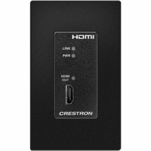 Crestron DM Lite HD-RX-4KZ-101-1G-B Video Extender Receiver - Wired - 70 m Range - 1 x Network (RJ-45) - 1 x HDMI Out - 10