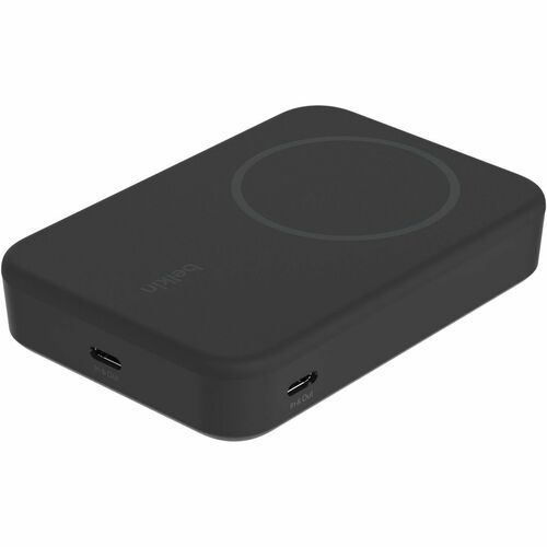 Belkin BoostCharge Pro Stromspeicher - Schwarz - für iPhone, Qi2-fähiges Gerät - 10000 mAh - 2 x USB - Schwarz