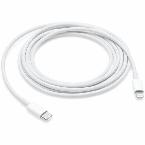 Apple 2 m Lightning/USB-C Data Transfer Cable - Cable for USB Device, iPad, iPhone, iPad Pro, MacBook, MacBook Pro, iPad m
