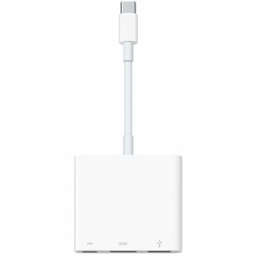 Apple A/V Adapter - 1 x 24-pin USB Type C - Male - 1 x 24-pin USB Type C - Female, 1 x 19-pin HDMI Digital Audio/Video - F