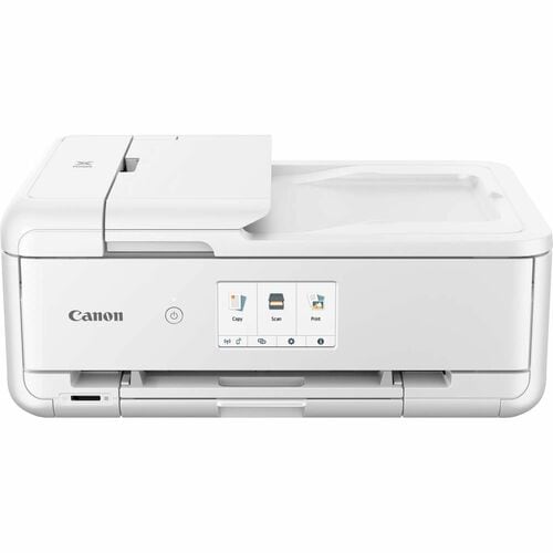 Canon PIXMA TS9551Ca Wired & Wireless Inkjet Multifunction Printer - Colour - White - Cloud/Copier/Printer/Scanner - 4800 