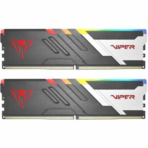 VIPER Venom 32GB (2 x 16GB) DDR5 SDRAM Memory Kit - 32 GB (2 x 16GB) - RGB - DDR5-6000/PC5-48000 DDR5 SDRAM - 6000 MHz - C