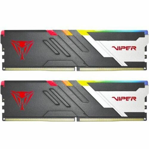 VIPER Venom 64GB (2 x 32GB) DDR5 SDRAM Memory Kit - 64 GB (2 x 32GB) - RGB - DDR5-6000/PC5-48000 DDR5 SDRAM - 6000 MHz - C
