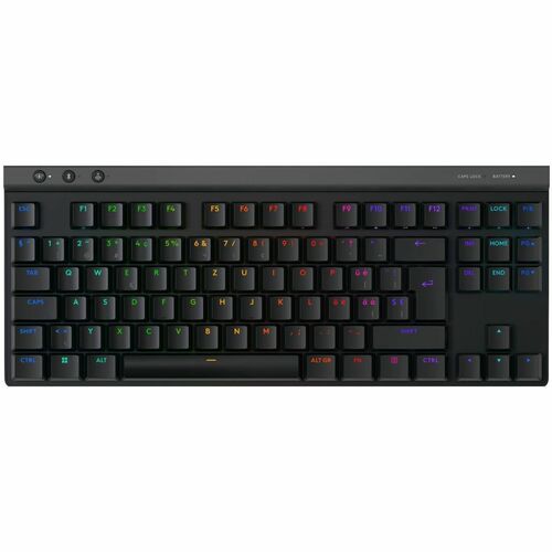 Logitech G G515 LIGHTSPEED TKL Gaming Keyboard - Wired/Wireless Connectivity - USB Type A Interface - RGB LED - Swiss - QW
