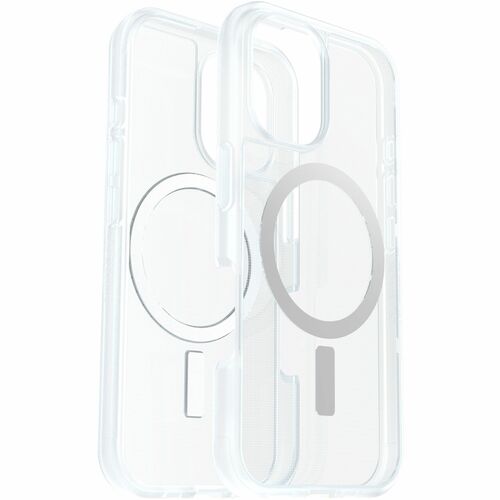 OtterBox React Case for Apple iPhone 16 Smartphone - Clear - 1 - Drop Resistant, Scrape Resistant - Plastic - Wireless Cha