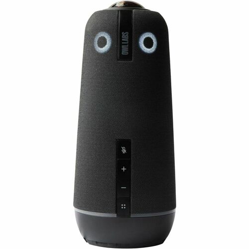 Owl Labs Meeting Owl 4+ Video Conference Equipment - Charcoal - For Video Conferencing, Meeting Room, Huddle Space, Presen