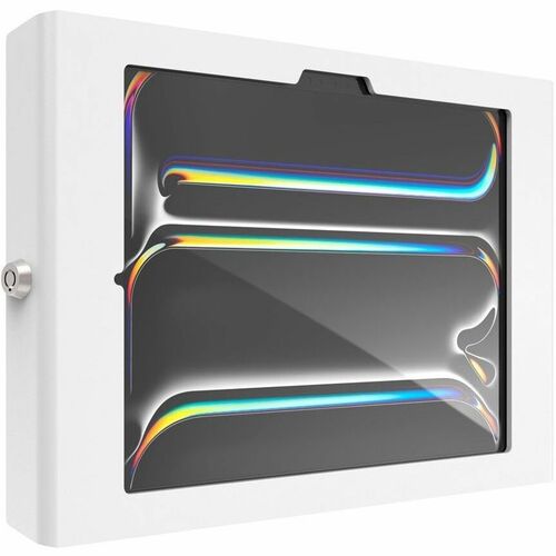 Compulocks iPad Pro M4 & M5 11" , Apex Secured Enclosure Wall Mount - White - iPad Security Wall Mount