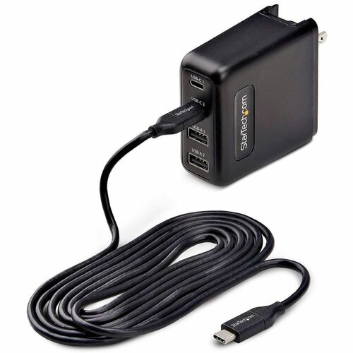 100W USB-C WALL CHARGER GAN POWER ADAPTER 2X USB-C/2X USB-A